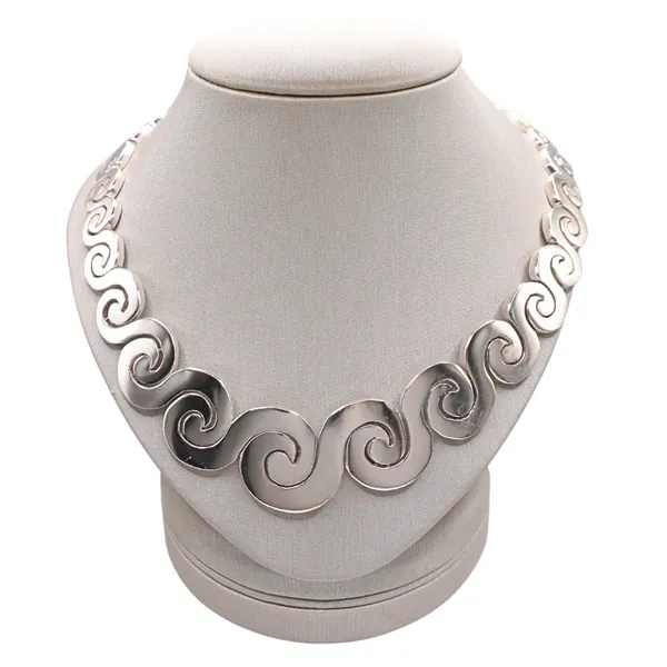 Sterling Silver Swirl Necklace Lumina Gem Hampstead, NC