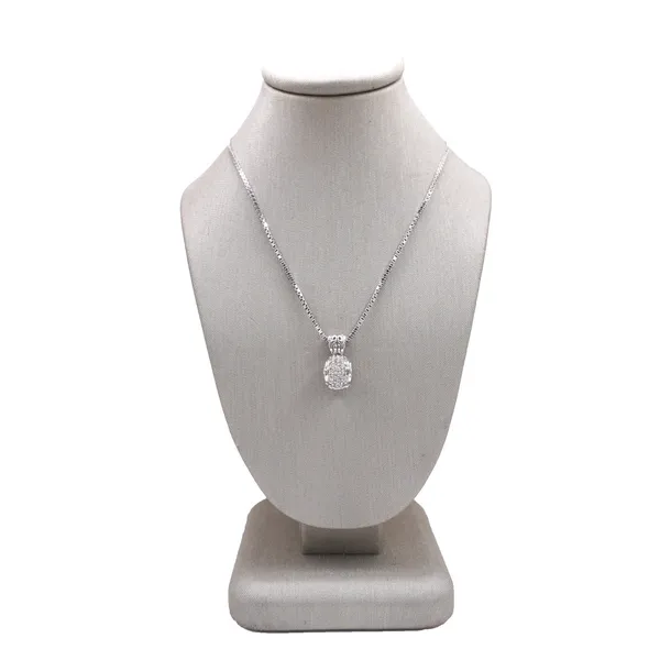 John Hardy Diamond Pavee Ball Pendant Necklace Lumina Gem Hampstead, NC