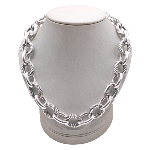 David Yurman Sterling Silver Oval Link Chain Lumina Gem Wilmington, NC