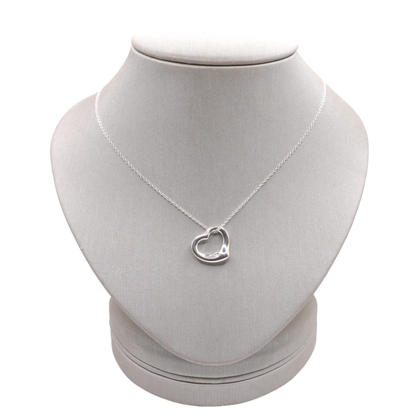 Tiffany & Co. Sterling Silver Heart Necklace Lumina Gem Wilmington, NC