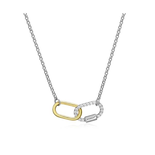 Charles Garnier Necklace- Gold Plated Sterling Silver Lumina Gem Wilmington, NC