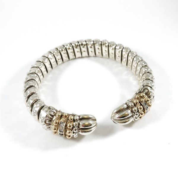 Alwand Vahan Two Tone Bracelet with Diamond Accents Image 2 Lumina Gem Wilmington, NC