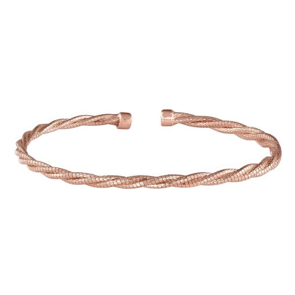 Bella Cavo Twisted Cuff - Rose Gold Plated Lumina Gem Wilmington, NC