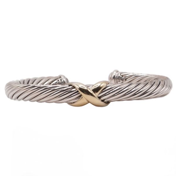 David Yurman Cable Cuff with X Station Lumina Gem Wilmington, NC