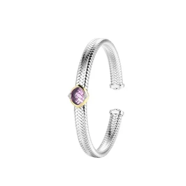 Charles Garnier Amethyst and CZ Cuff Lumina Gem Hampstead, NC