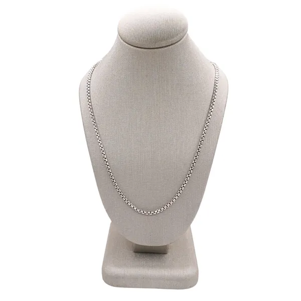 David Yurman Sterling Silver Box Chain Necklace Lumina Gem Hampstead, NC