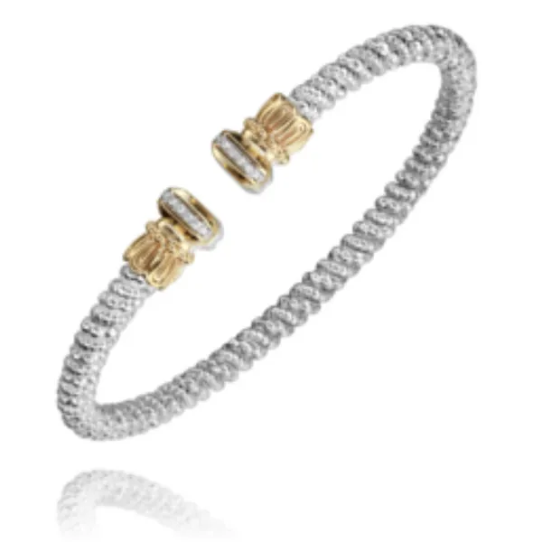 Vahan .06ctw Diamond Cuff- Sterling Silver Lumina Gem Hampstead, NC