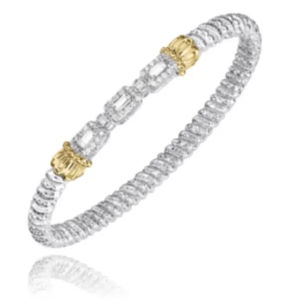 Vahan .63ctw Diamond Bangle- Sterling Silver Lumina Gem Hampstead, NC