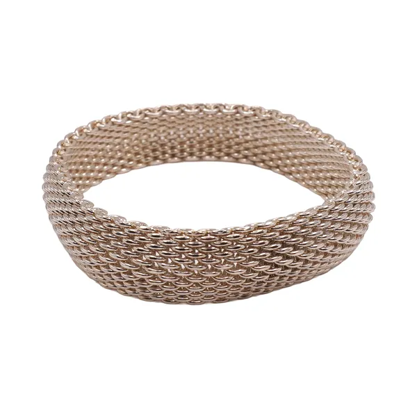 Tiffany and Co. Sterling Silver Mesh Bracelet Image 2 Lumina Gem Hampstead, NC