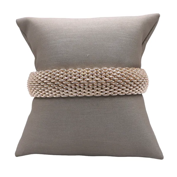 Tiffany and Co. Sterling Silver Mesh Bracelet Lumina Gem Hampstead, NC