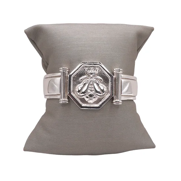Slane Sterling Silver Bee Hinged Cuff Lumina Gem Hampstead, NC