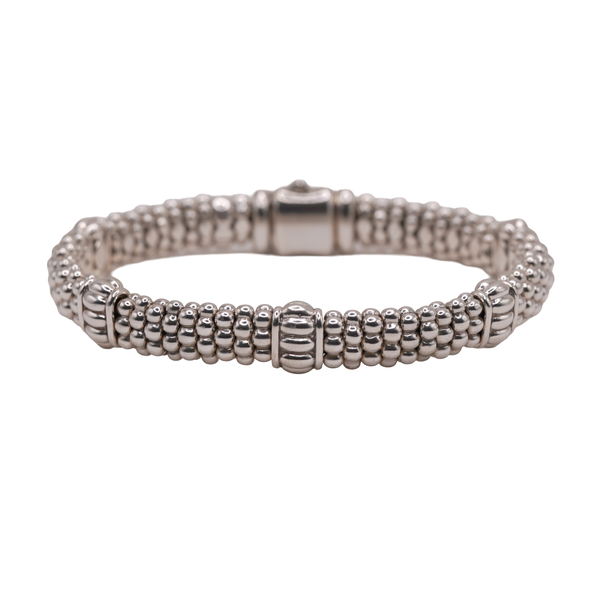 Lagos Sterling Silver Caviar Station Bracelet Lumina Gem Wilmington, NC