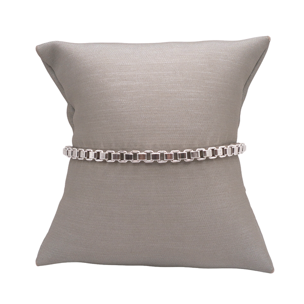 Tiffany & Co. Sterling Silver Box Chain Bracelet Lumina Gem Wilmington, NC