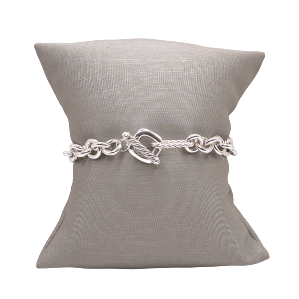 David Yurman Sterling Silver Toggle Bracelet Lumina Gem Wilmington, NC