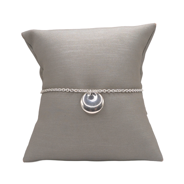 Tiffany & Co. Sterling Silver Elsa Peretti Disc Bracelet Lumina Gem Wilmington, NC