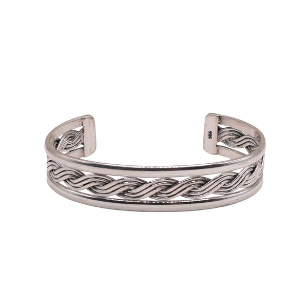 Sterling Silver Woven Cuff Lumina Gem Wilmington, NC