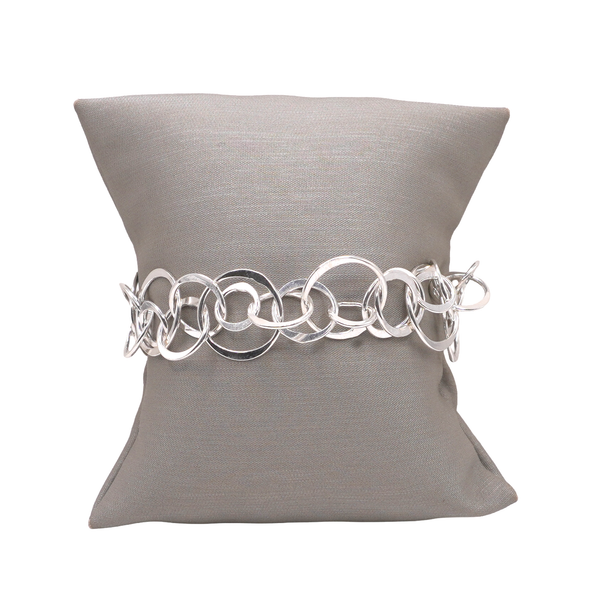 Sterling Silver Circle Bracelet Lumina Gem Wilmington, NC