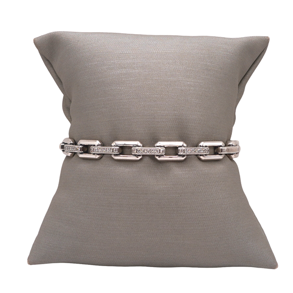 David Yurman Sterling Silver and Diamond Stax Bangle Lumina Gem Wilmington, NC