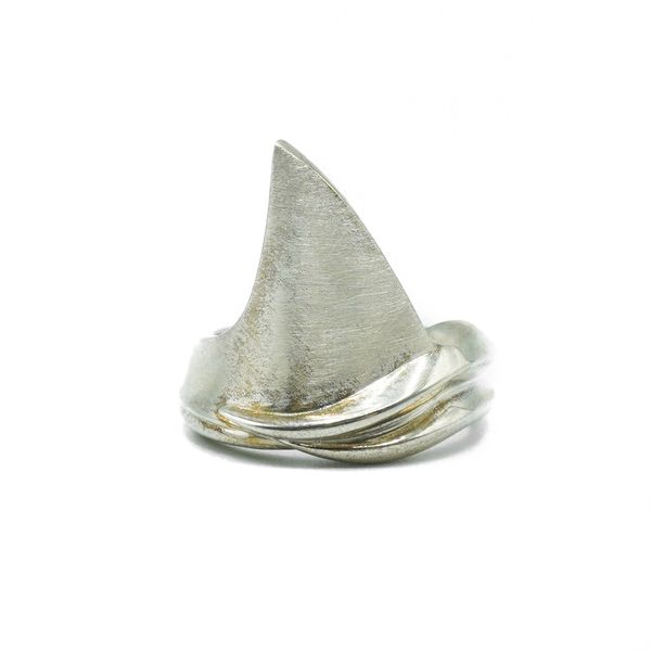 David Baum Sterling Silver Shark Ring - Small Lumina Gem Wilmington, NC