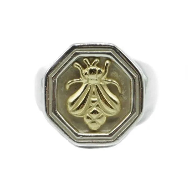 Slane Sterling Silver and Yellow Gold Bee Ring Lumina Gem Wilmington, NC
