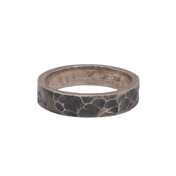 Sterling Silver Hammered Oxidized Bang Lumina Gem Wilmington, NC