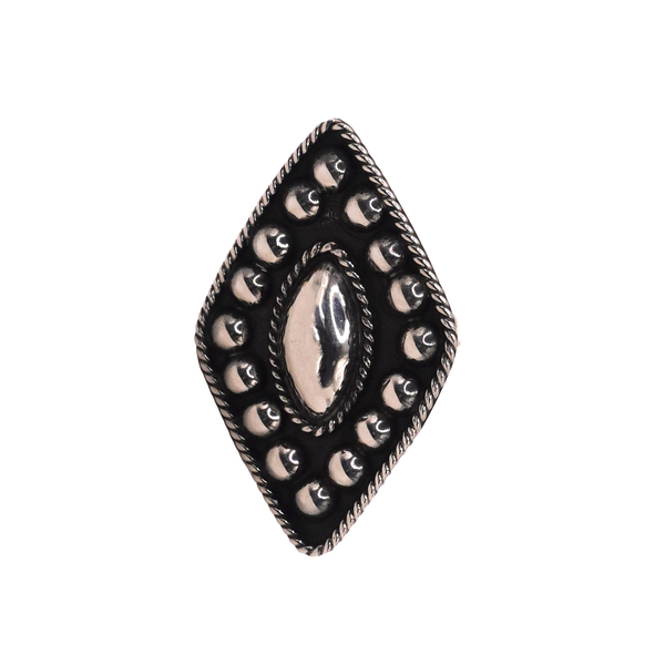 Sterling Silver Oxidized Marquise Shaped Ring Lumina Gem Wilmington, NC