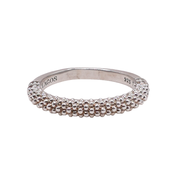 Lagos Sterling Silver Caviar Band Lumina Gem Wilmington, NC