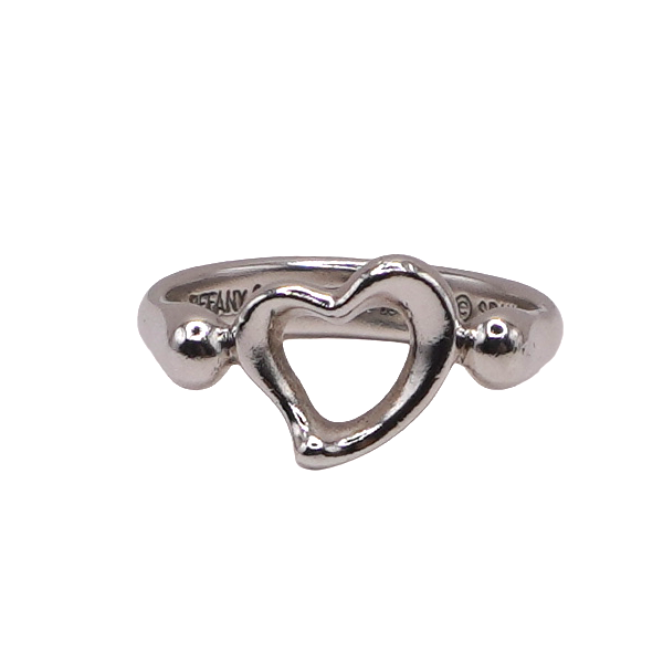 Tiffany & Co. Sterling Silver Open Heart Ring Lumina Gem Wilmington, NC
