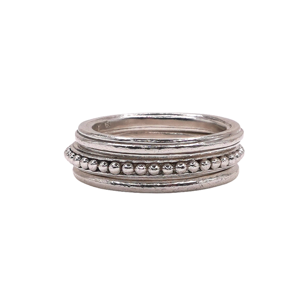 Slane Sterling Silver Three Stack Rings Lumina Gem Wilmington, NC
