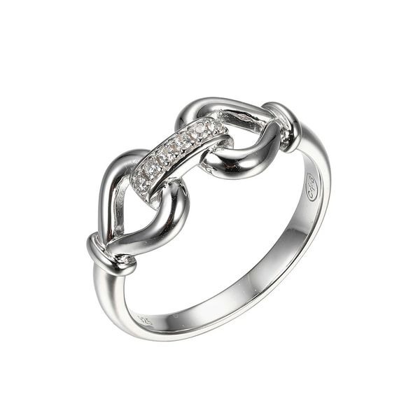 Charles Garnier Love Loops Sterling Silver and CZ Ring Lumina Gem Wilmington, NC