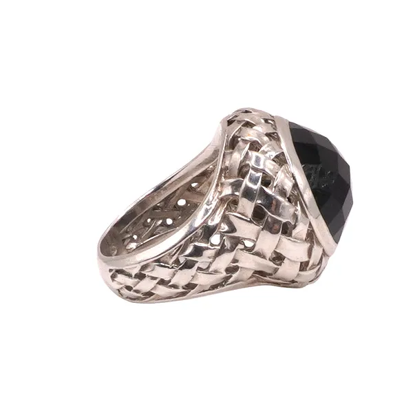 Slane Sterling Silver and Onyx Ring Image 2 Lumina Gem Hampstead, NC