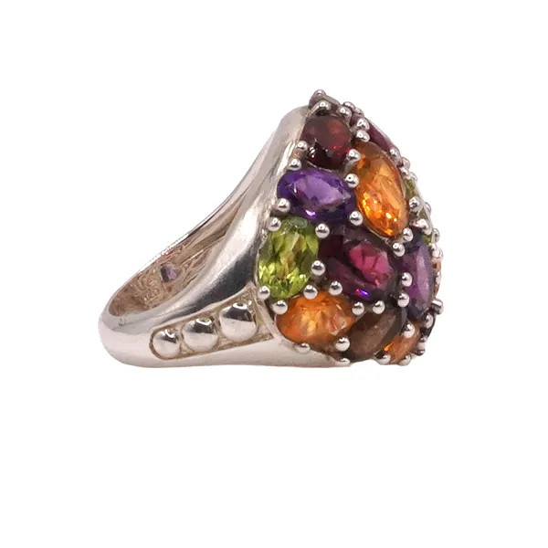 Slane Sterling Silver Multi Stone Ring Image 2 Lumina Gem Hampstead, NC