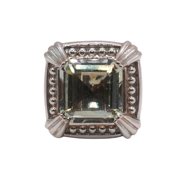Slane Sterling Silver Beaded Column Prasiolite Ring Lumina Gem Hampstead, NC