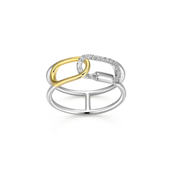 Charles Carnier CZ Accented Ring- Sterling Silver Lumina Gem Wilmington, NC