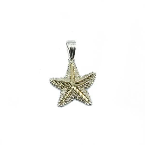 Two Tone Starfish Pendant Lumina Gem Wilmington, NC