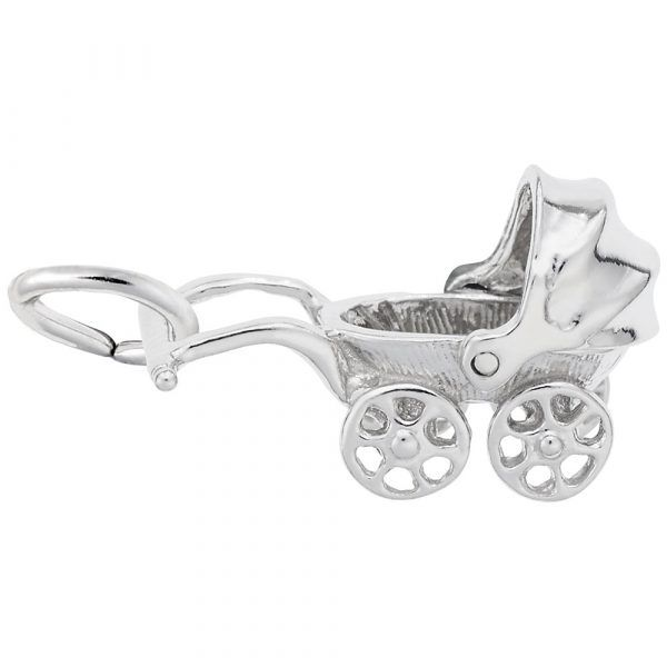 Rembrandt Sterling Silver Baby Carriage Charm Lumina Gem Wilmington, NC