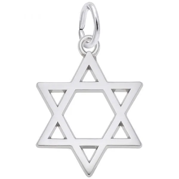 Rembrandt Sterling Silver Star of David Charm Lumina Gem Wilmington, NC