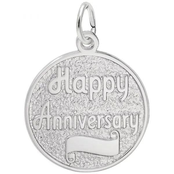Rembrandt Sterling Silver Anniversary Charm Lumina Gem Hampstead, NC