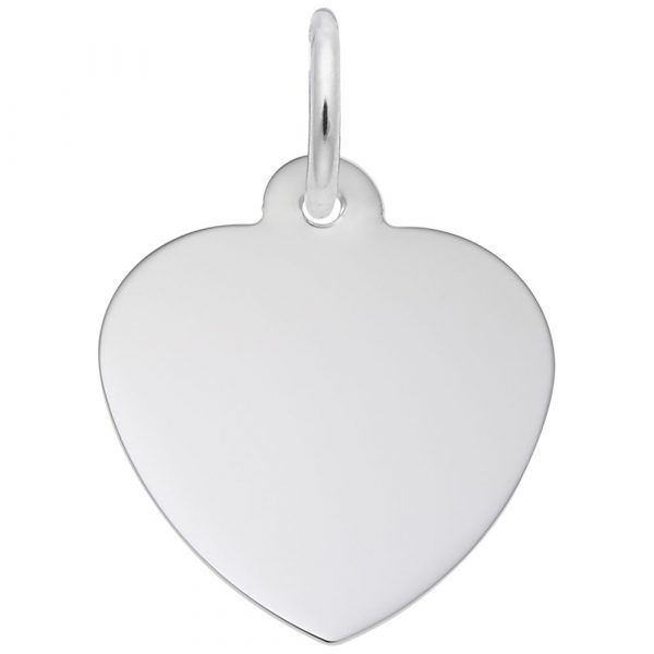 Rembrandt Sterling Silver Classic Heart Charm Lumina Gem Wilmington, NC