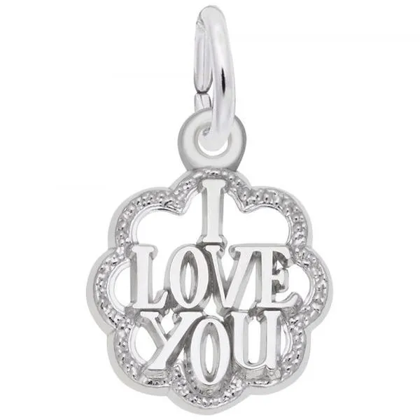 Rembrandt Sterling Silver I Love You Charm Lumina Gem Hampstead, NC