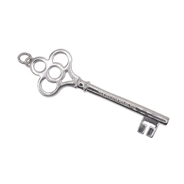 Tiffany and Co. Sterling Silver Key Pendant Lumina Gem Hampstead, NC