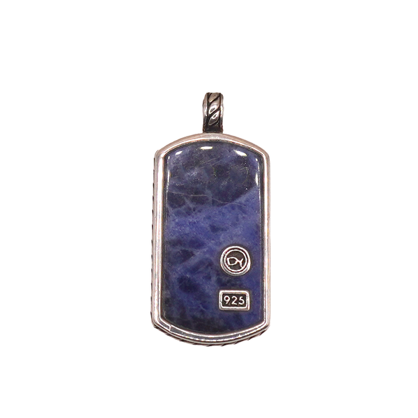 David Yurman Sterling Silver Dog Tag Lumina Gem Wilmington, NC