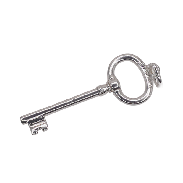 Tiffany & Co. Sterling Silver Small Key Pendant Lumina Gem Wilmington, NC