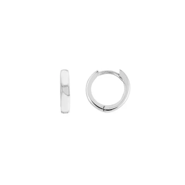 Sterling Silver Huggies Hoops Lumina Gem Wilmington, NC