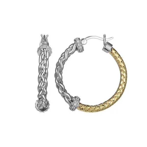 Charles Garnier Two Tone Earrings Lumina Gem Hampstead, NC