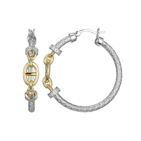 Charles Garnier 35mm Hoops- Sterling Silver Lumina Gem Hampstead, NC