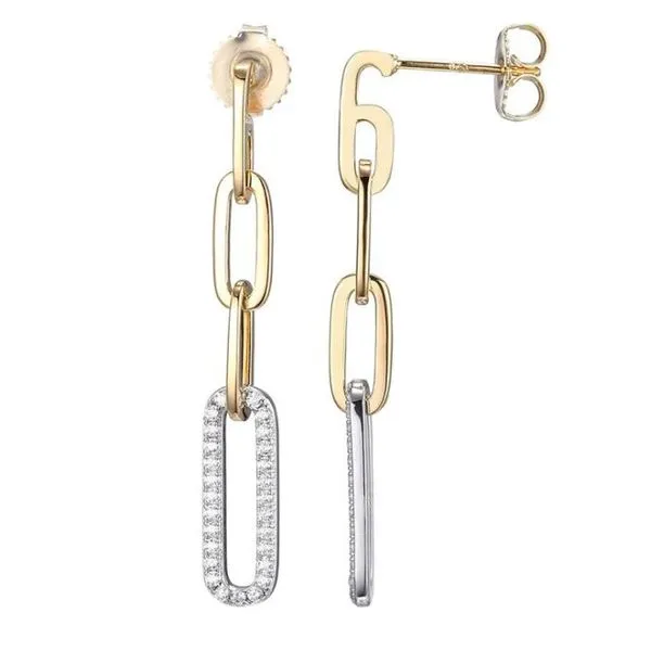 Charles Garnier Paperclip Dangle Earrings- Sterling Silver Lumina Gem Wilmington, NC