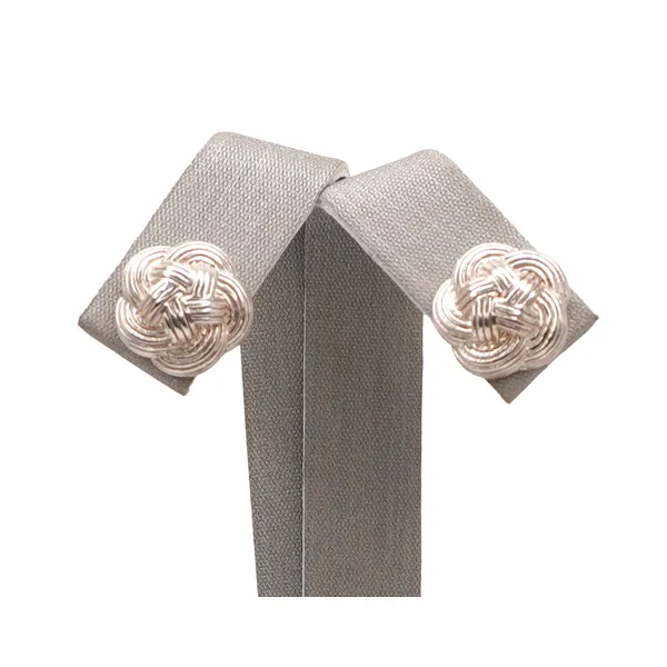 Tiffany and Co. Sterling Siver Knot Studs Lumina Gem Hampstead, NC