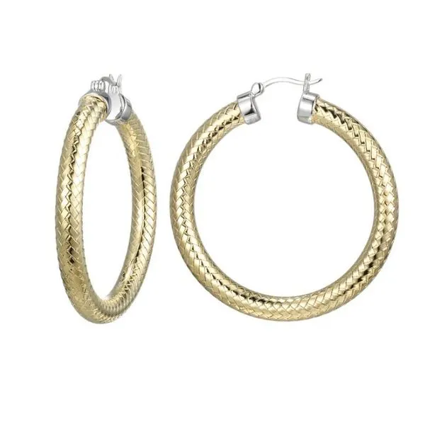 Charles Garnier 35mm Hoops- Sterling Silver Lumina Gem Hampstead, NC