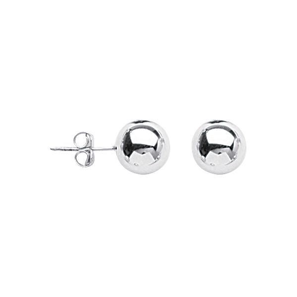 Sterling Silver 10mm Ball Studs Lumina Gem Wilmington, NC